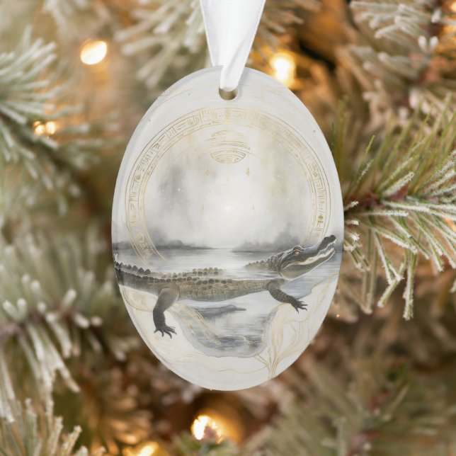 Dreamwoven Guardian Alligator Ornament (Tree)
