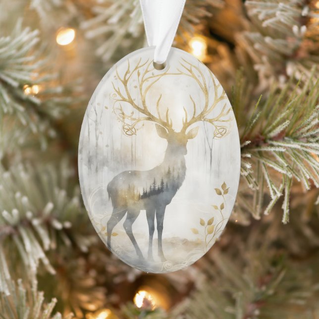 Dreamwoven Guardian Deer Ornament (Tree)