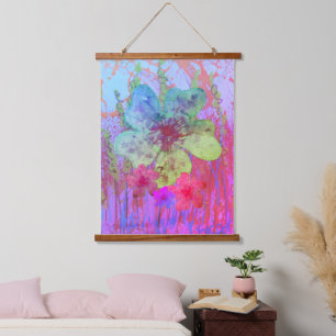 Dreamy-Abstract-Floral-Meadow Hanging Tapestry