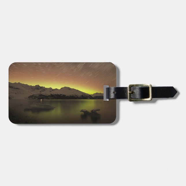Dreamy Aurora Luggage Tag (Front Horizontal)