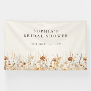 Dreamy Autumn Wildflower Banner