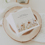 Dreamy Autumn Wildflower Napkin<br><div class="desc">Featuring a dreamy wildflower meadow design with soft delicate neutral coloured tiny wildflowers on a field,  these elegant bridal shower napkins perfectly capture the warmth and cosiness of the autumn season.</div>