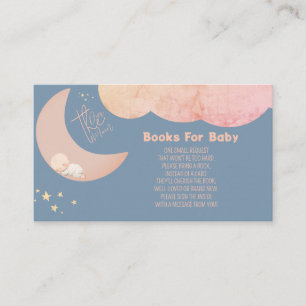 Dreamy Baby Over the Moon Books for Baby Enclosure Card