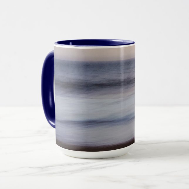 Dreamy Beach Ocean Mug Cup (Front Left)