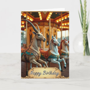 Dreamy Birthday Carousel Card