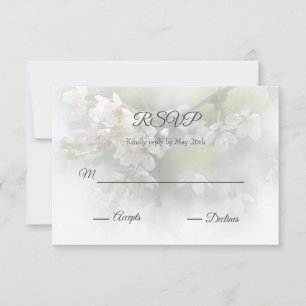Dreamy Blossoms 2 RSVP Card