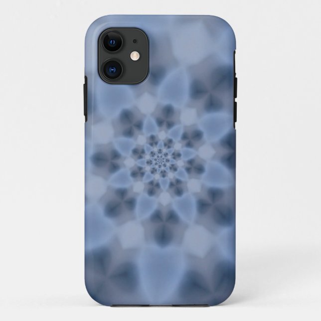 Dreamy Blue Kaleidoscope iPhone 5 Case (Back)