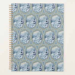 Dreamy Blue Medallions Planner
