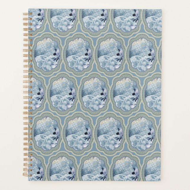 Dreamy Blue Medallions Planner (Front)