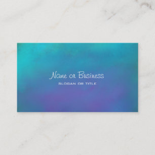 Dreamy Blues Abstract Design Business Card