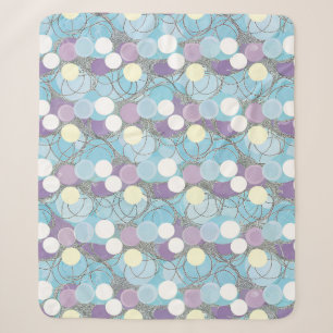 Dreamy Bubble Clouds Cosy Sherpa Blanket