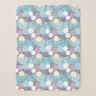 Dreamy Bubble Clouds Luxury Sherpa Blanket