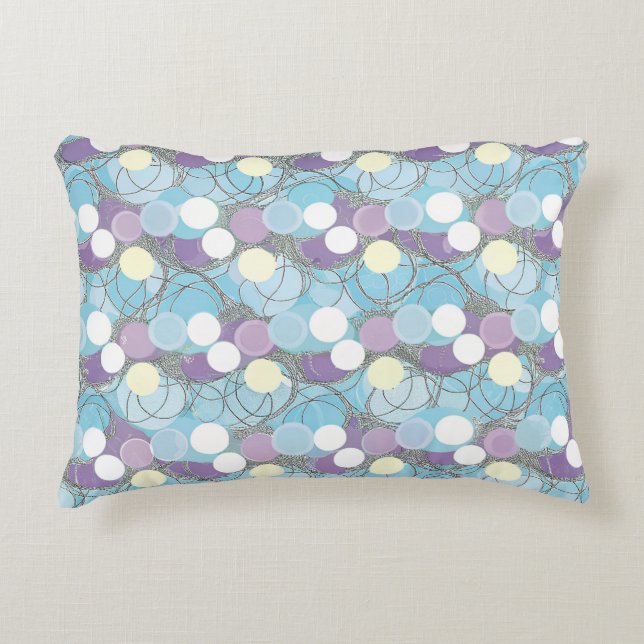 Dreamy Bubble Clouds Pillowcase Decorative Cushion (Front)