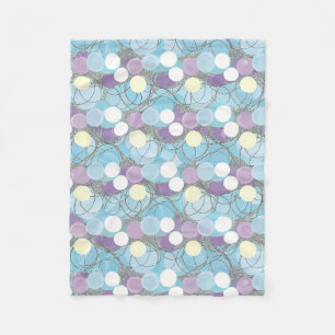 Dreamy Bubble Clouds Sherpa Blanket
