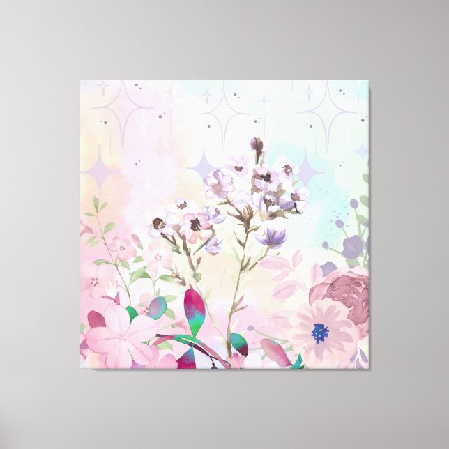 Dreamy Butterfly & Bee Meadow Framed Art Print  (Front)
