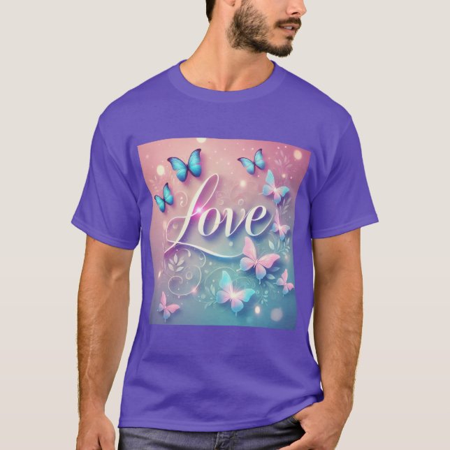 Dreamy Butterfly Love Glow T-Shirt (Front)