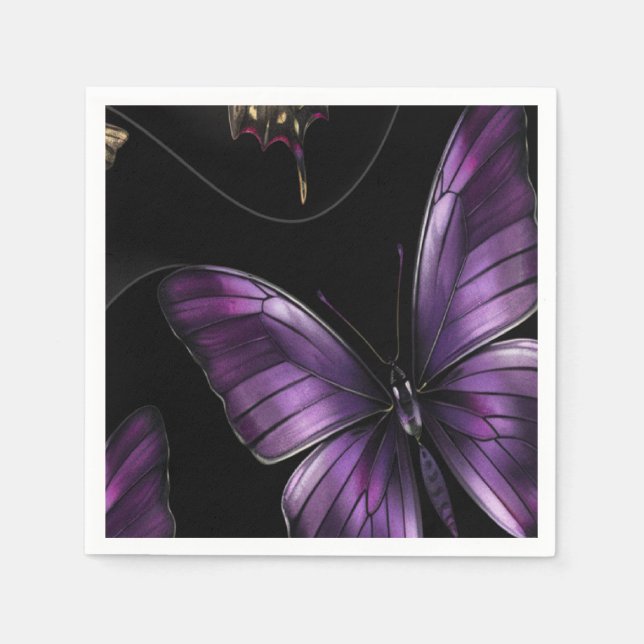 Dreamy Butterfly Pattern Napkin (Front)