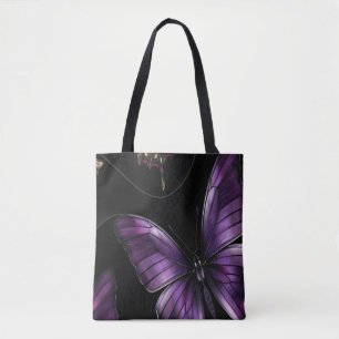 Dreamy Butterfly Pattern Tote Bag
