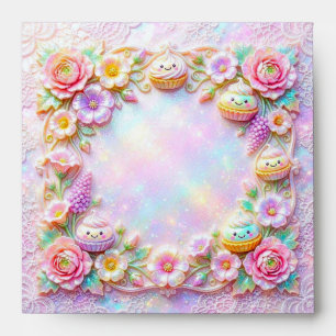 Dreamy Cake Square Envelopes