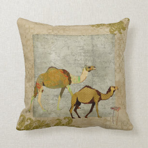 Dreamy Camels  Boho Mojo Pillow