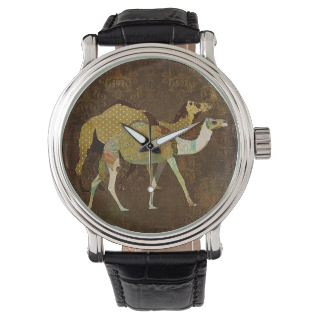 Dreamy Camels Damask Watch (Front)