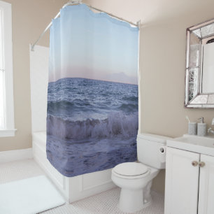 Dreamy Capri Ocean Sunset View 2 Shower Curtain