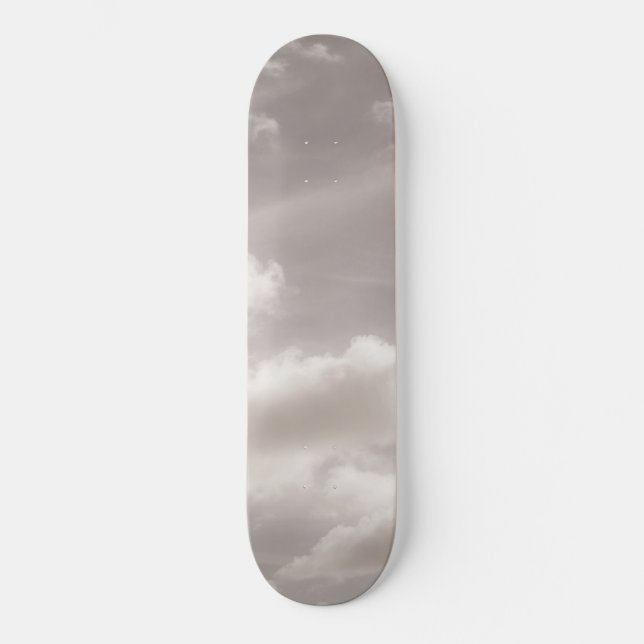 Dreamy Caribbean Clouds 11 Skateboard (Front)