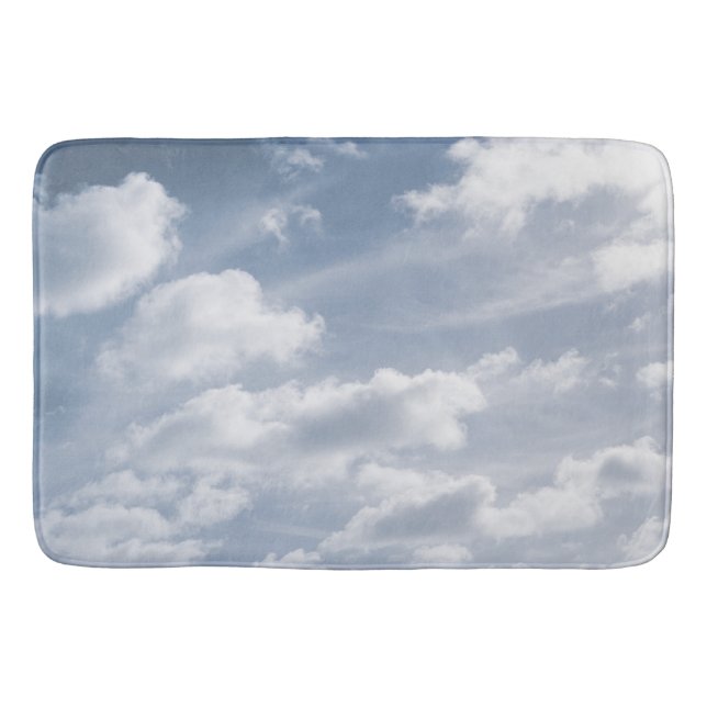 Dreamy Caribbean Clouds 12 Bath Mat (Front)