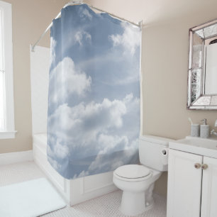 Dreamy Caribbean Clouds 12 Shower Curtain
