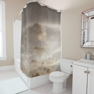 Dreamy Caribbean Clouds 5 Shower Curtain