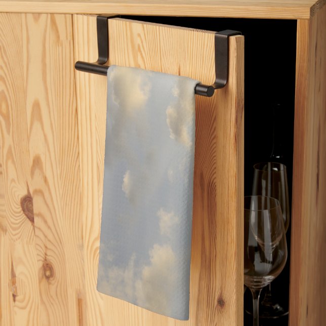 Dreamy Caribbean Clouds 6 Tea Towel (Thirds Fold)