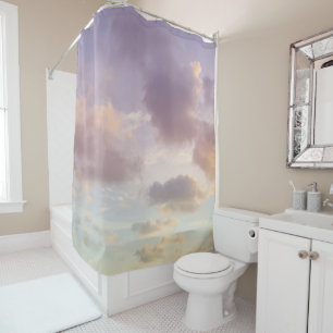 Dreamy Caribbean Clouds 8 - Unicorn Colours Shower Curtain