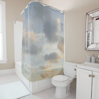 Dreamy Caribbean Clouds 9 Shower Curtain