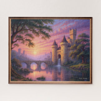 DREAMY CASTLE ILLUSTRATION JIGSAW PUZZLE