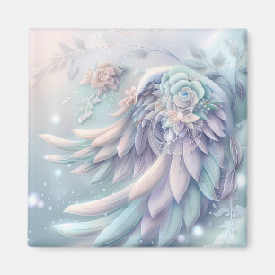Dreamy Christmas Angel Wings Magnet