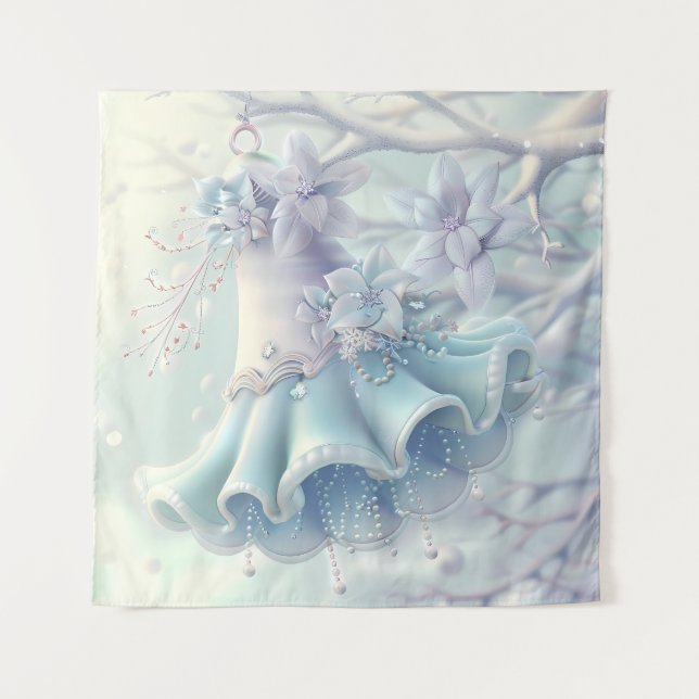 Dreamy Christmas Bell Tapestry (Front)