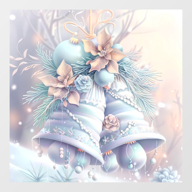 Dreamy Christmas Bell Window Cling (Sheet)