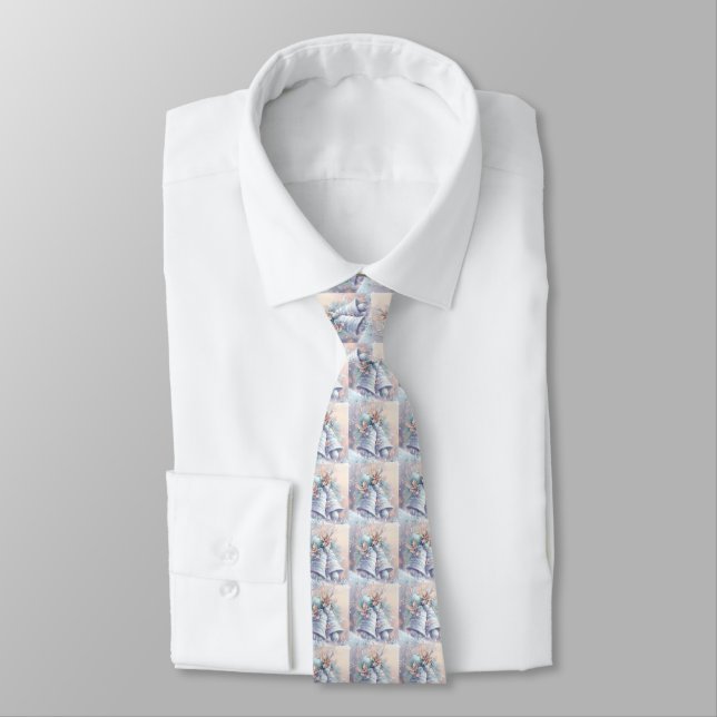 Dreamy Christmas Bells Neck Tie (Tied)
