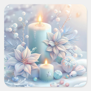 Dreamy Christmas Candles Sticker
