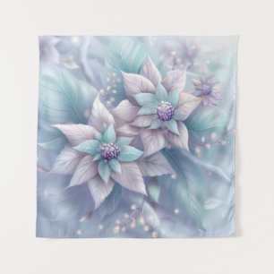 Dreamy Christmas Floral Tapestry
