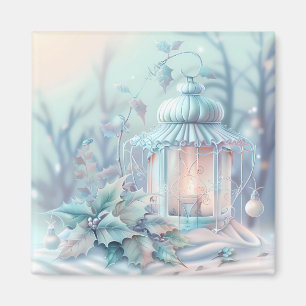 Dreamy Christmas Lantern Magnet