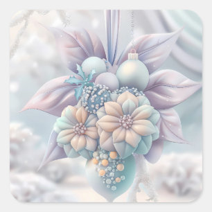 Dreamy Christmas Ornament Sticker