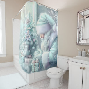 Dreamy Christmas Santa Shower Curtain