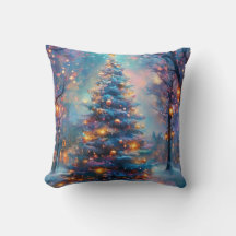 Dreamy Christmas Tree in the City