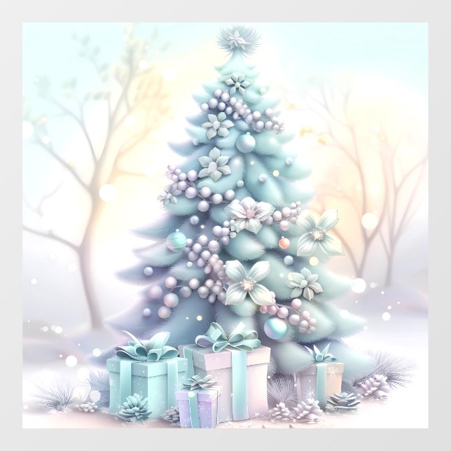 Dreamy Christmas Tree Window Cling (Sheet)