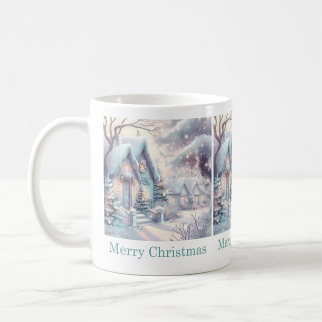 Dreamy Christmas Village Mug (Left)
