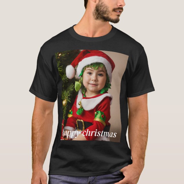 Dreamy Christmas Watercolour T-Shirt Design (Front)