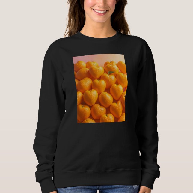 Dreamy Citrus Heart Sweatshirt (Front)