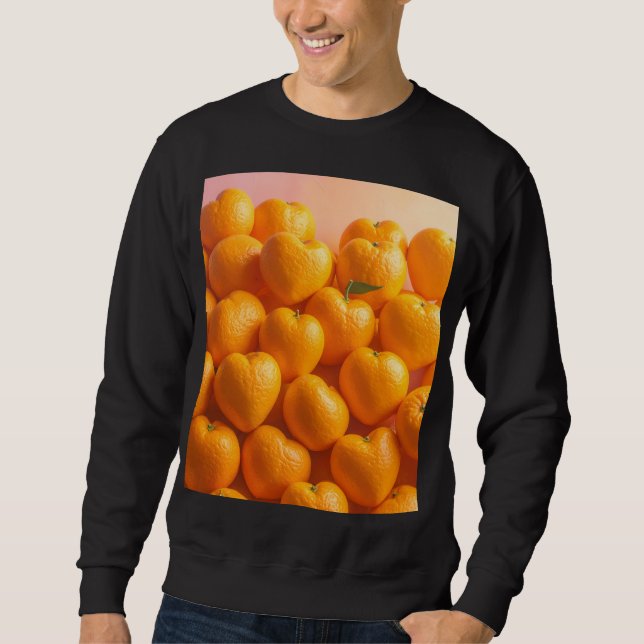 Dreamy Citrus Heart Sweatshirt (Front)