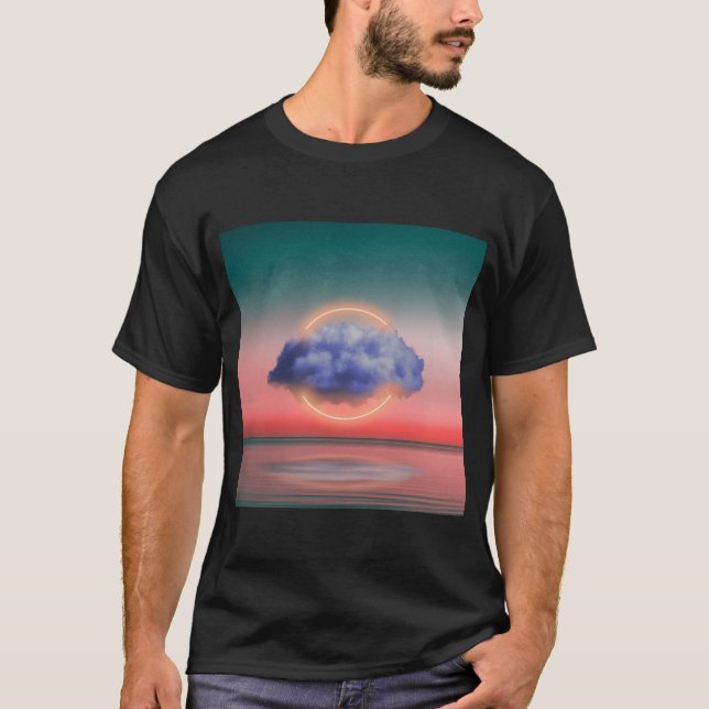 Dreamy Cloud Aesthetic Sky Tee (Front)